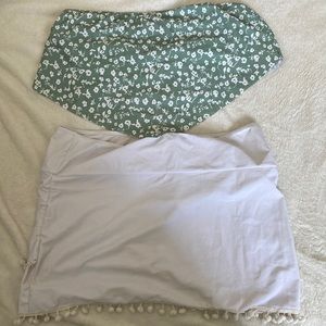 Bikini Top and Mini Skirt Swimsuit